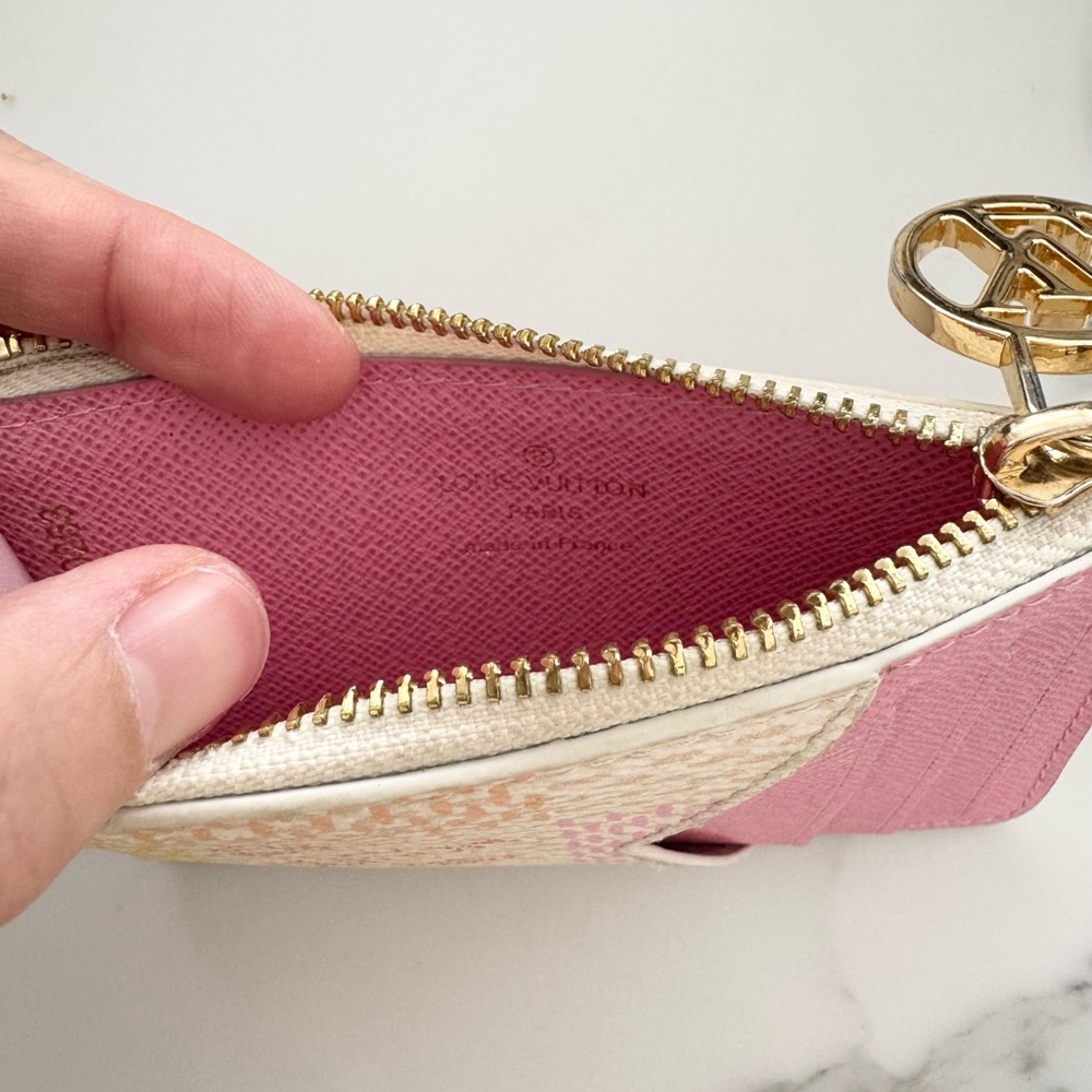 Louis Vuitton Pink and Multicolor Card Holder - Picture 3 of 3